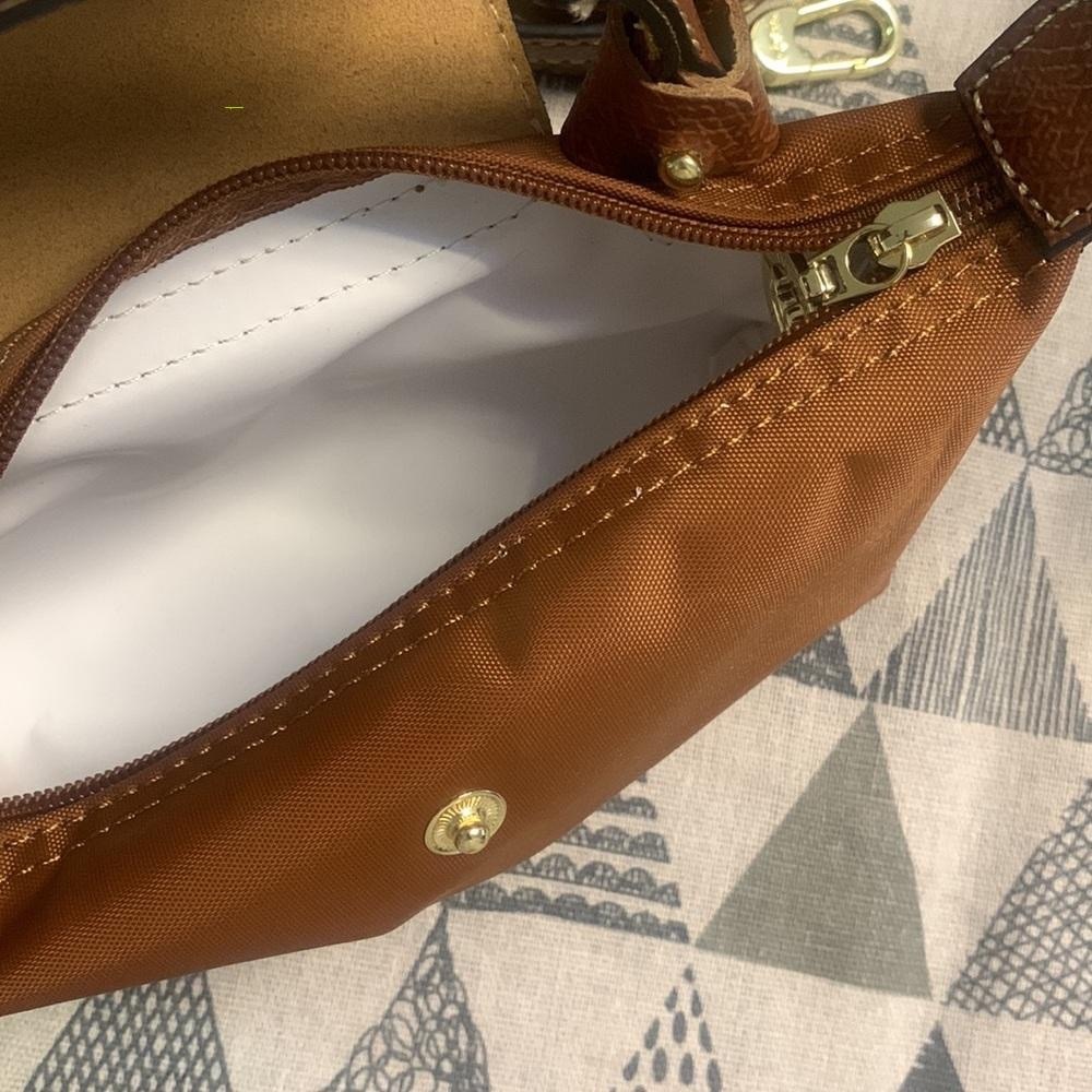 Longchamp Le Pliage Mini Canvas Tote Brown - Picture 1 of 5